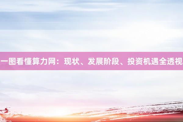 一图看懂算力网：现状、发展阶段、投资机遇全透视