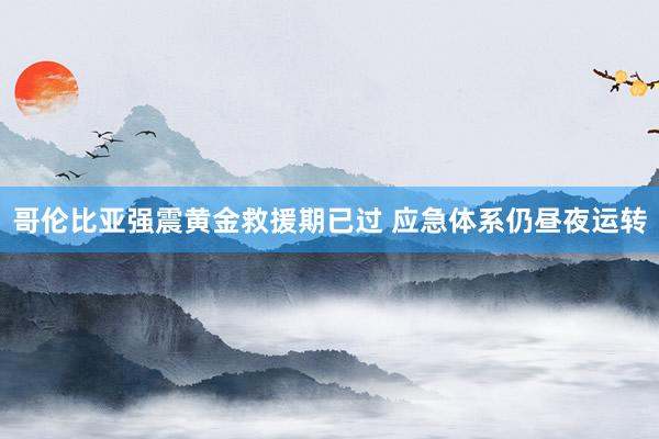 哥伦比亚强震黄金救援期已过 应急体系仍昼夜运转