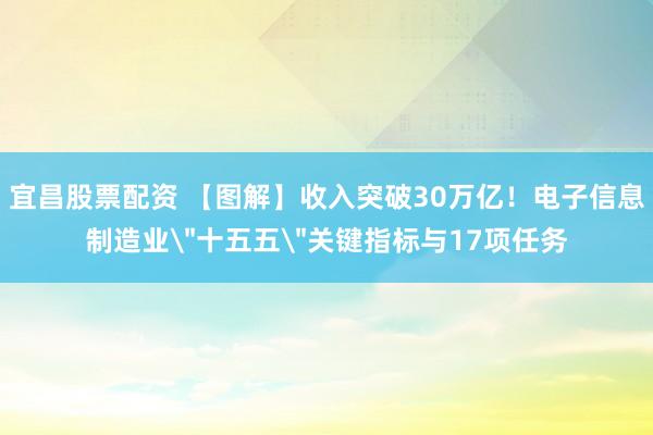 宜昌股票配资 【图解】收入突破30万亿！电子信息制造业
